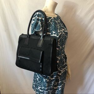 Auth Gucci GG black tote handbag